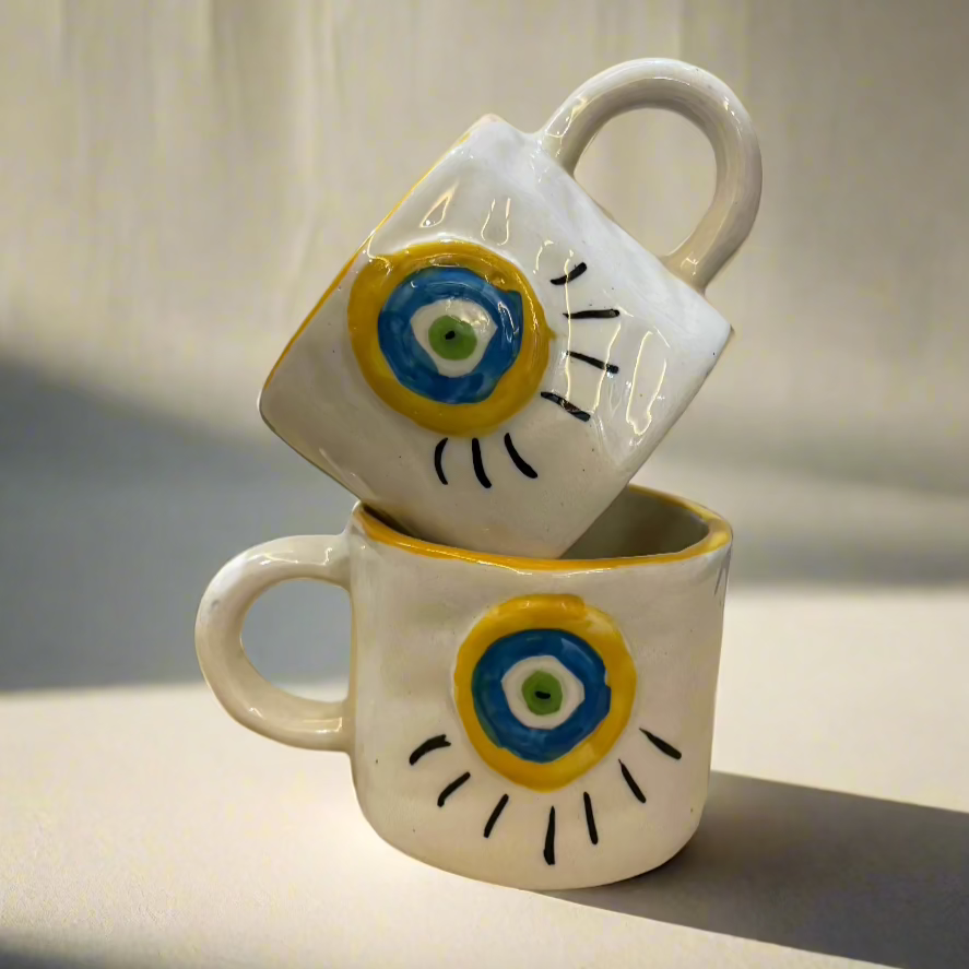 Abstract Evil Eye Mug