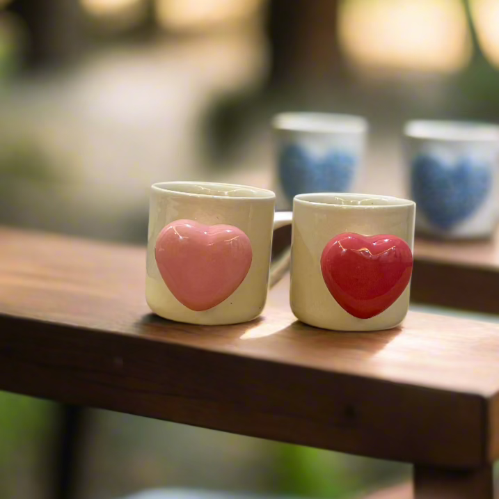 3D Heart Mug Combo