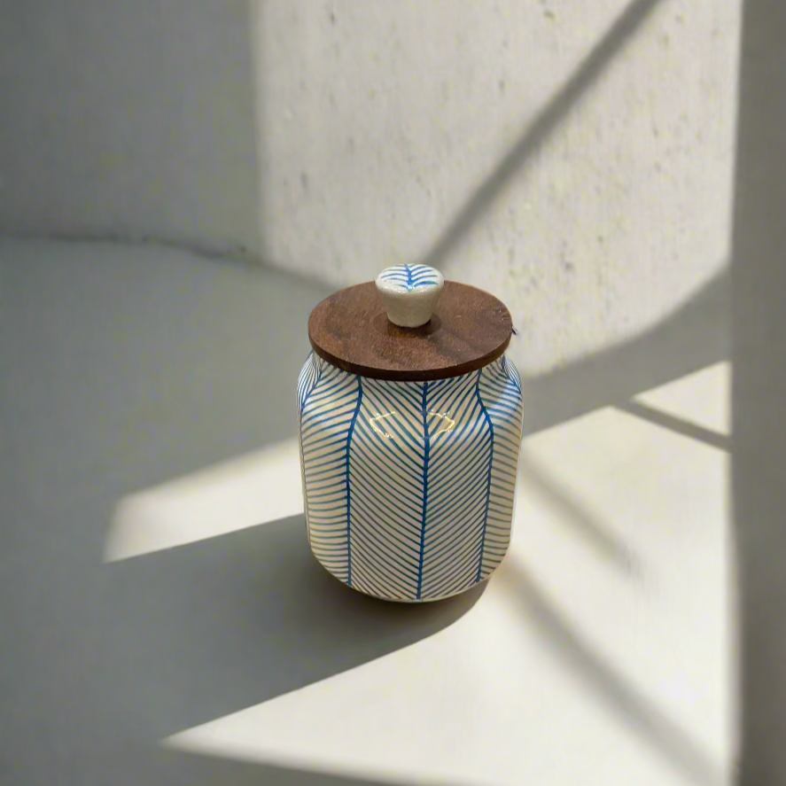 Chevron Airtight Storage Jars