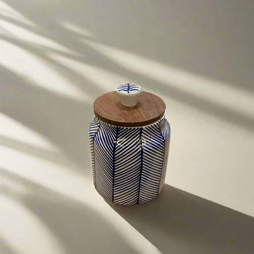 Chevron Airtight Storage Jars