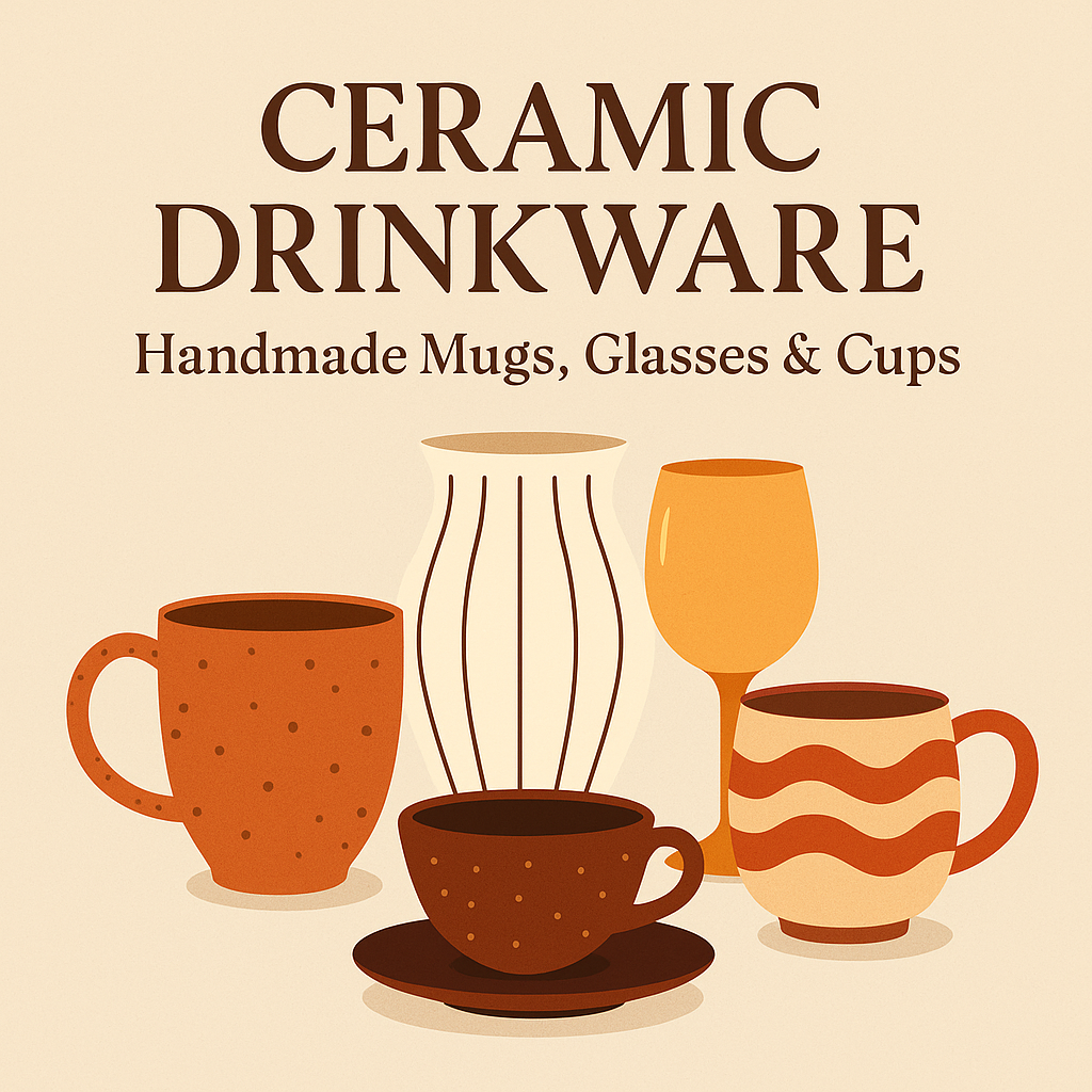 Ceramic Drinkware | Handmade Mugs, Glasses & Cups