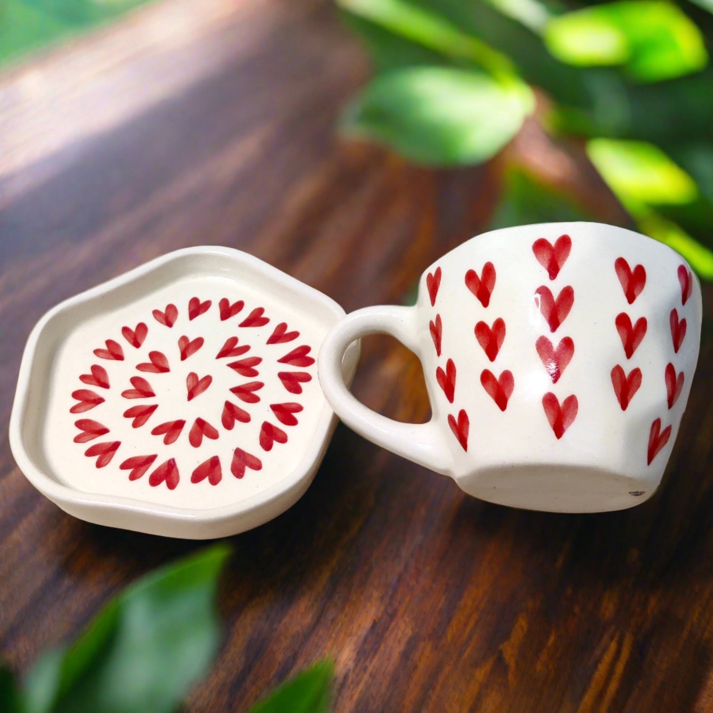 All Hearts Mug & Saucer