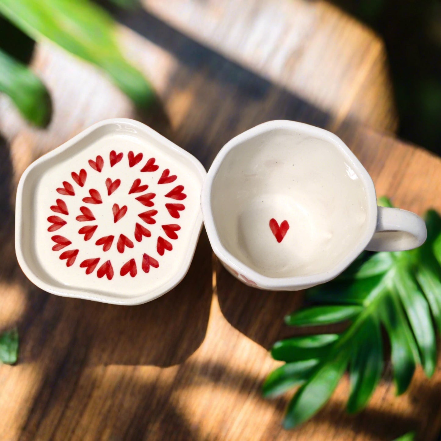 All Hearts Mug & Saucer