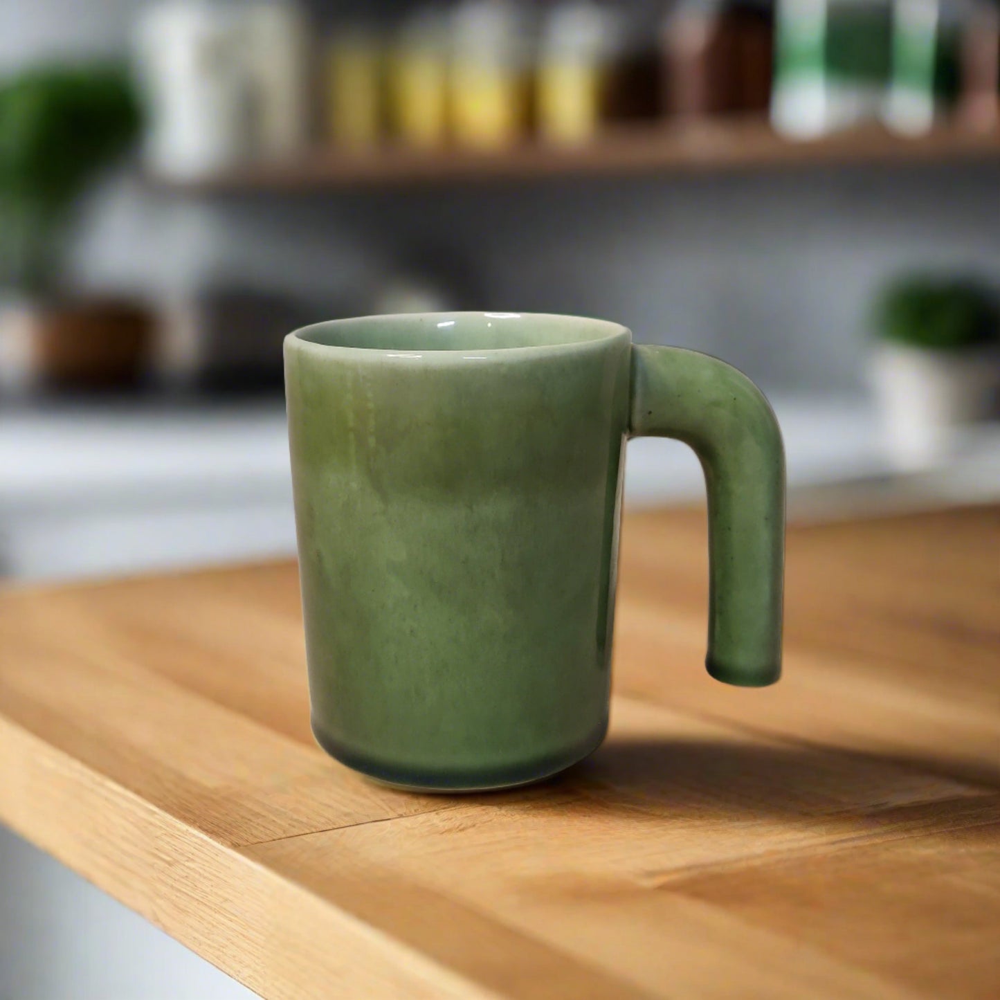 Open Handle Mug