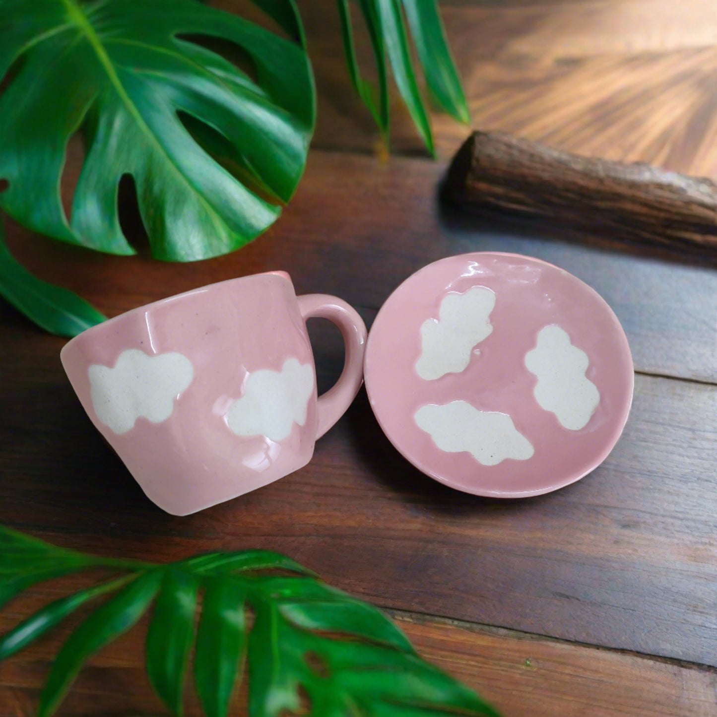 Cloud Mug & Saucer