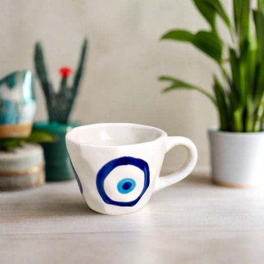 Evil Eye Mug & Saucer