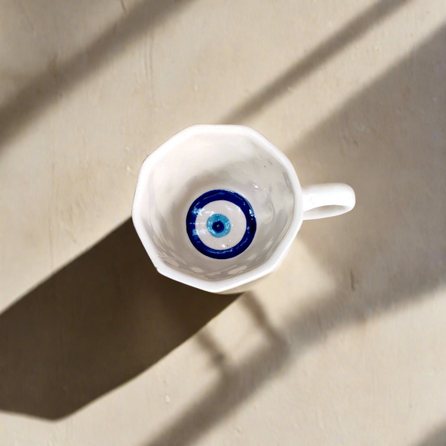 Evil Eye Mug & Saucer