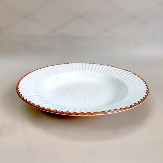 Classic Ivory Pasta Plate (Large)