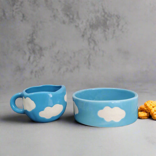 Cloud Mug & Snack Bowl