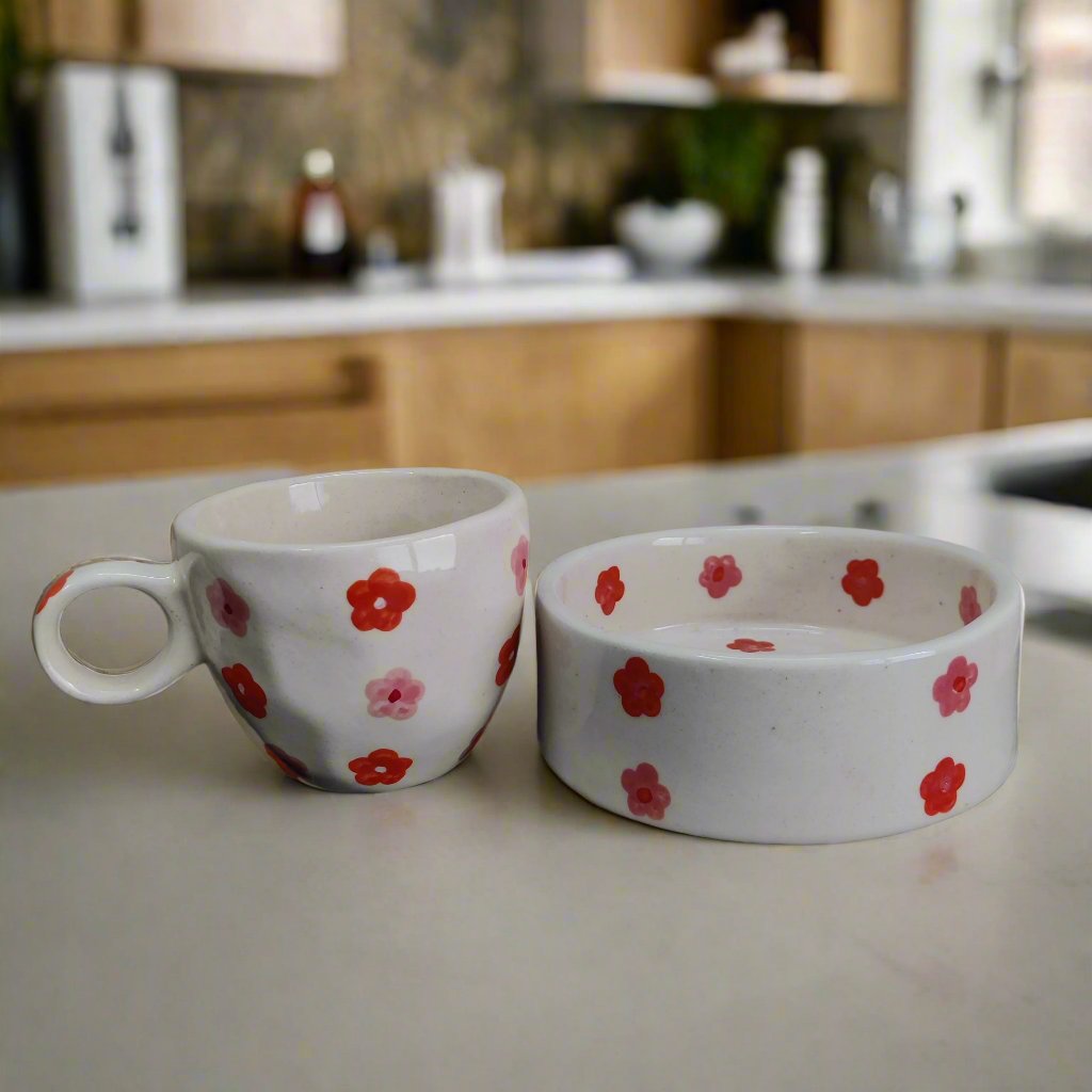 Blossom Mug & Snack Bowl