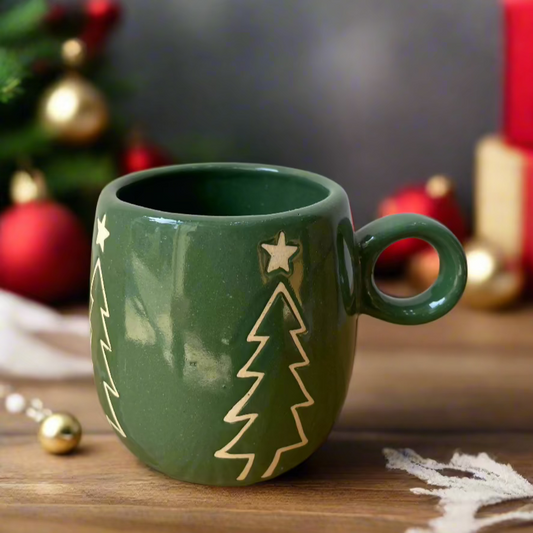 Christmas Tree Mug (Green)