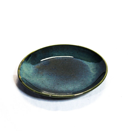 Teal Quarter Plate