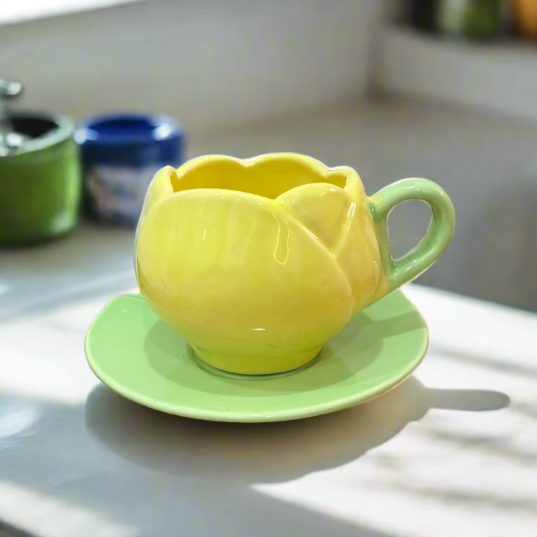 Tulip Mug & Saucer