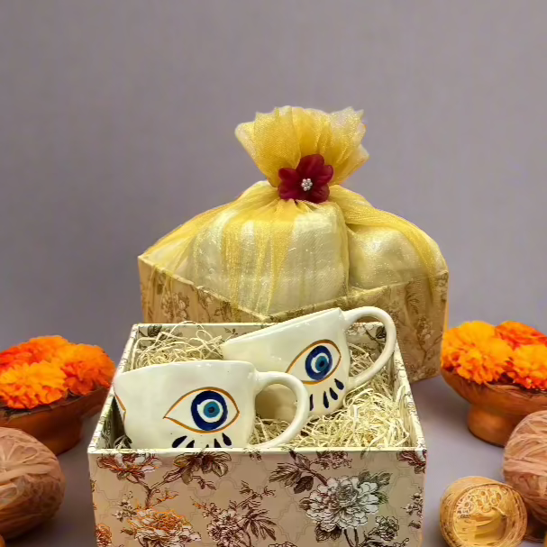 Dreamy Sunflower Mugs Combo Diwali Hamper