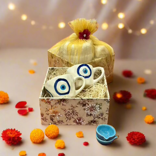 Evil Eye Mugs Combo Diwali Hamper