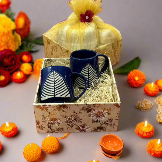 Leaf Mug Combo Diwali Hamper