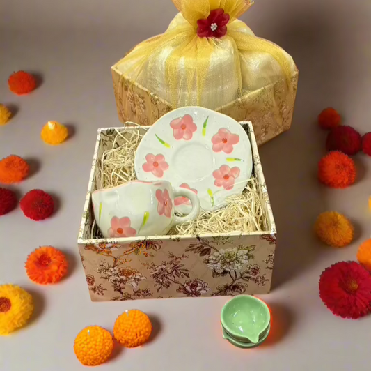 Blossom Mug & Saucer Diwali Hamper