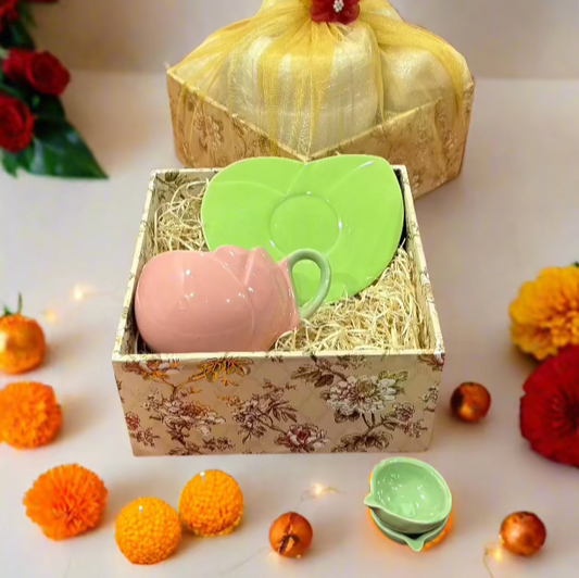 Tulip Mug & Saucer Diwali Hamper